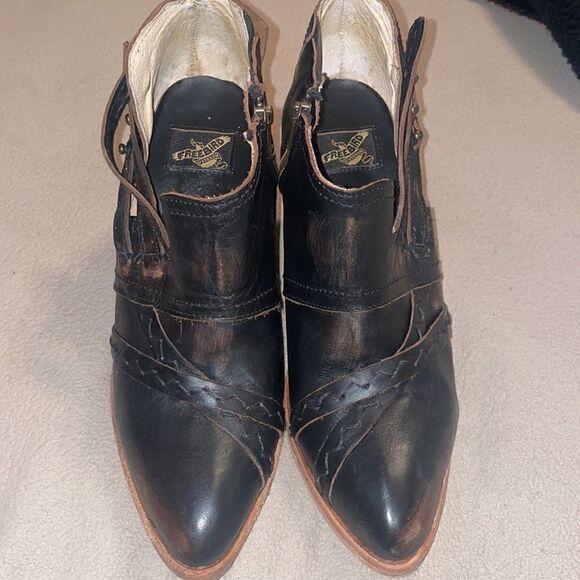 Freebird by Steven Gate Leather Ankle Boot Size 11 - Picture 6 of 10